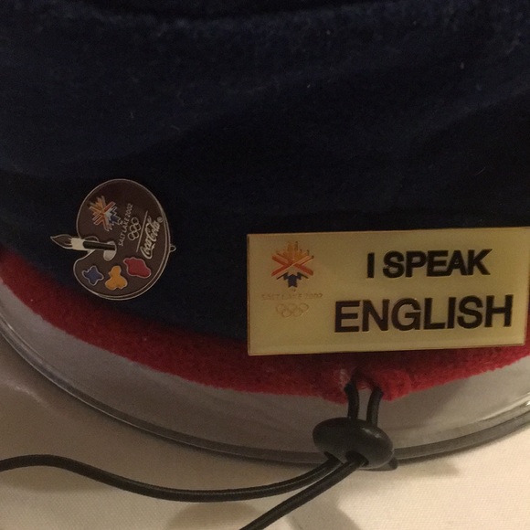 Olympic Hat 2002 Salt Lake City & 8 Olympic Pins Awesome Treasure from that era - Picture 4 of 8